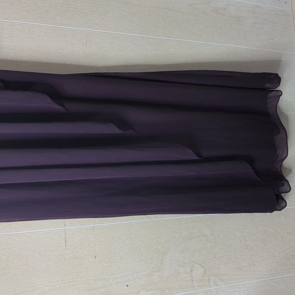 Adrianna Papell purple sleeveless maxi lace bodice formal dress sz 2 - Picture 9 of 13